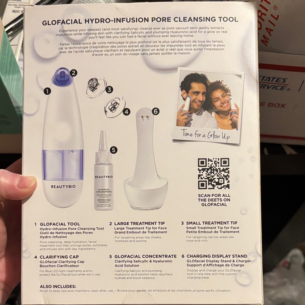 BEAUTYBIO GloFacial Hydro-Infusion Pore Cleansing Tool - White - Picture 2 of 4